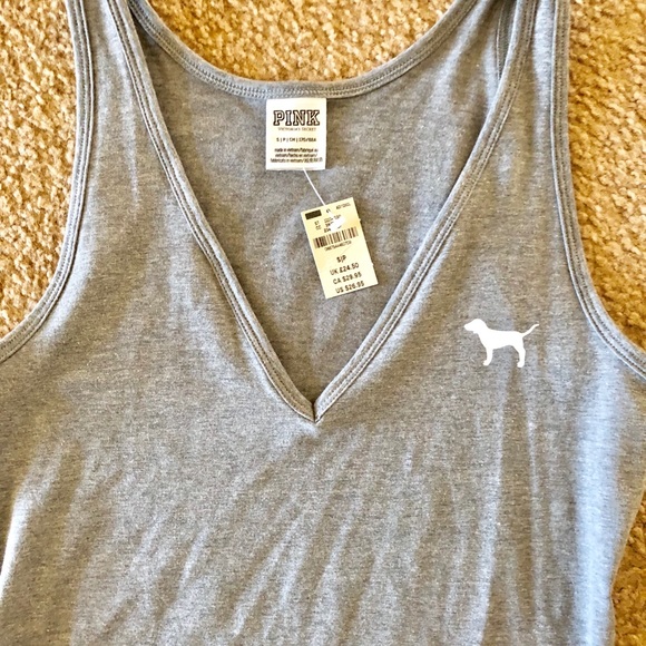 NEW PINK Victoria’s Secret Heather Gray Bodysuit. - Picture 3 of 4